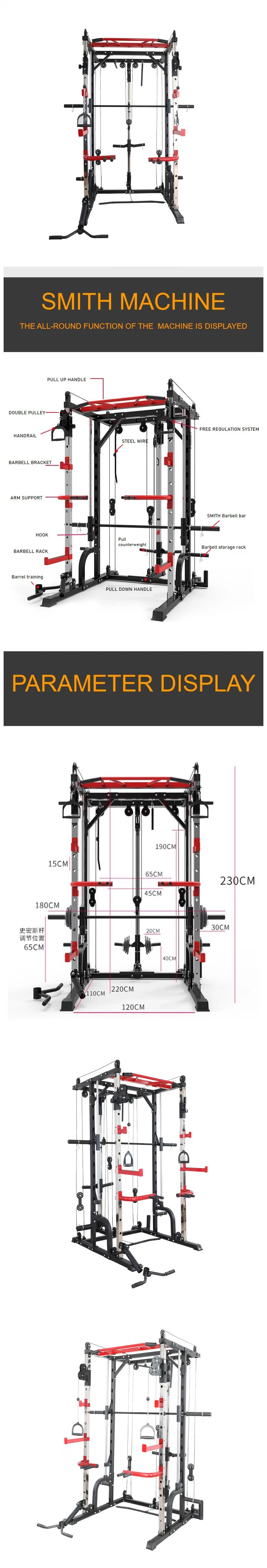 Gym Body Exercising Products Full Bodybuilding equipment Strength Training Fitness Multi Function Gym Smith Machine