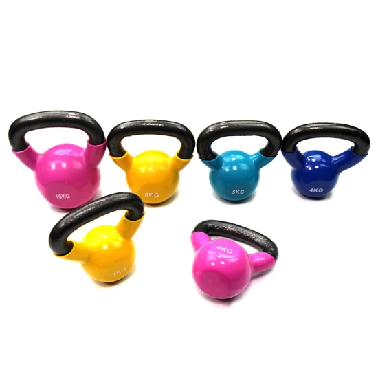 뜨거운 판매 PVC 코팅 디핑 Kettlebells